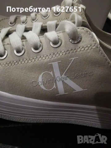 Оригинални дамски кецове Calvin Klein 38, снимка 3 - Маратонки - 52647552