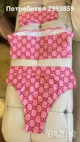 Бански Гучи бикини*Gucci Technical Bloom, снимка 7 - Бански костюми - 51363733