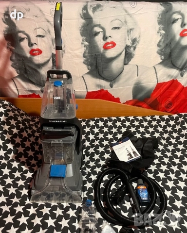 Чисто нов Vax Spin Scrub Power Уред за почистване на килими, снимка 3 - Прахосмукачки - 52909268