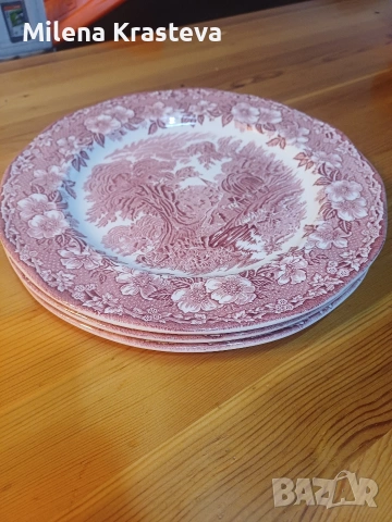 Woodland unicorn tableware England 3 броя, снимка 2 - Чинии - 53283900