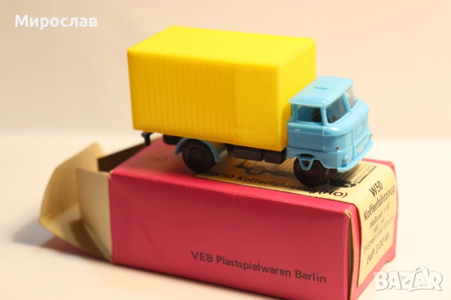 MINI CAR 1/87 H0 IFA ИФА ФУРГОН КАМИОН МОДЕЛ, снимка 7 - Колекции - 52772811