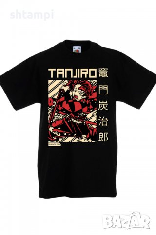 Детска тениска Demon Slayer Tanjiro Kamado 02,Анимация,игра,Празник,Повод, снимка 2 - Детски тениски и потници - 37946602