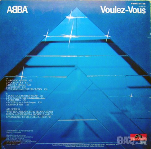 Грамофонни плочи ABBA ‎– Voulez-Vous, снимка 2 - Грамофонни плочи - 40513812