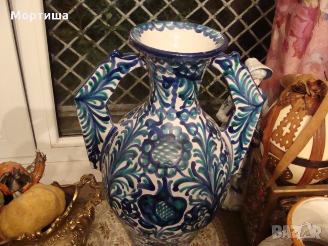 АРТ НУВО огромна колекционерска порцеланова ваза 