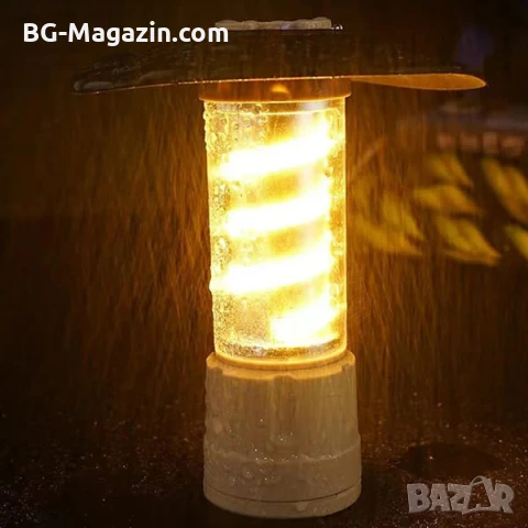 Мощна акумулаторна къмпинг LED лампа преносимо осветление лед фенер риболов туризъм палатка аварии, снимка 4 - Къмпинг осветление - 51178755