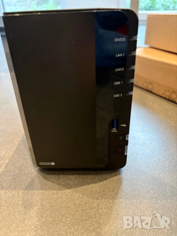 Synology DS220+ NAS сървър с 12TB HDD (2x6TB WD Red Pro), снимка 3 - Твърди дискове - 53059816