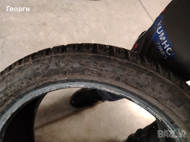2бр.зимни гуми 215/45/17 Firestone, снимка 3 - Гуми и джанти - 53218938