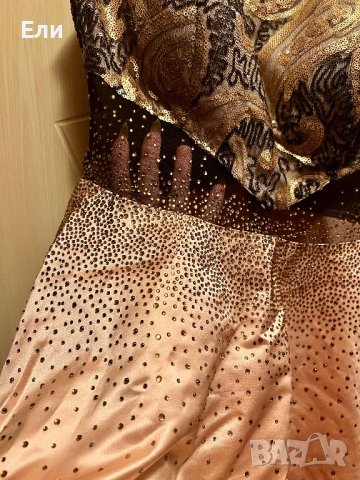 Официална рокля от сатен, снимка 2 - Рокли - 43441222