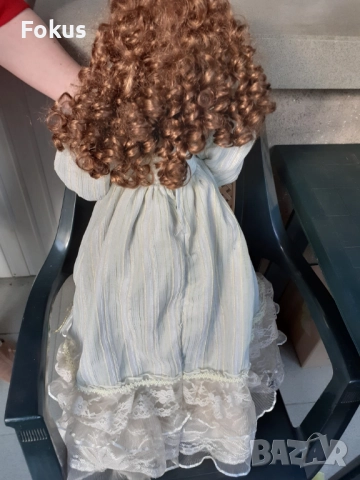 ГОЛЯМА СТАРА УНИКАЛНА КОЛЕКЦИОНЕРСКА ПОРЦЕЛАНОВА КУКЛА МАРКА, снимка 5 - Антикварни и старинни предмети - 52335520