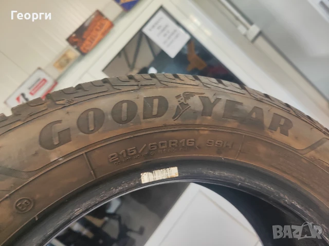 1бр.зимна гума 215/60/16 Goodyear, снимка 3 - Гуми и джанти - 51129200
