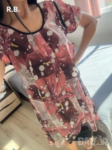 Lilia Шарена рокля, свободен модел, снимка 3 - Рокли - 47736095