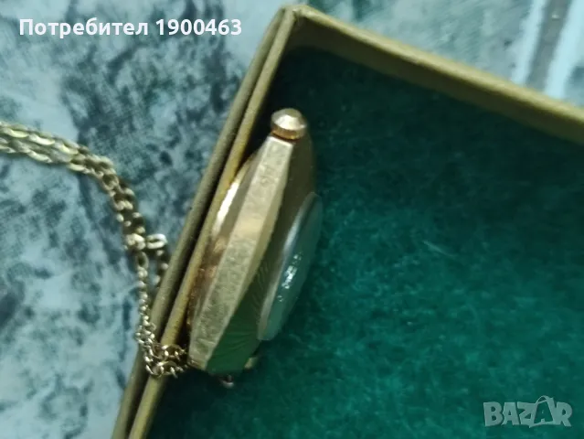 Медальон Чайка.Позлатен.Механичен., снимка 3 - Дамски - 49928694