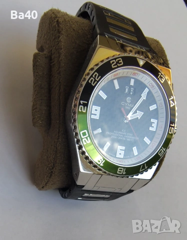 Швейцарски Cyma Ice Aquamare Star Professional Diver, 200m сапфир 43mm