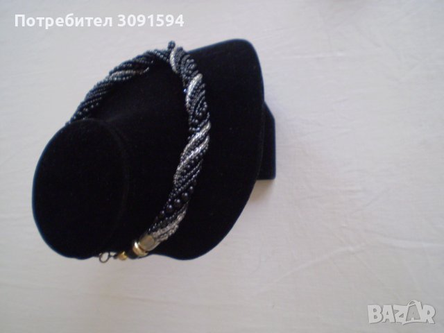  старо колие ръчно изработено от мъниста от мурано стъклоецялна много трудоемка техника на лампи, снимка 11 - Антикварни и старинни предмети - 36650288