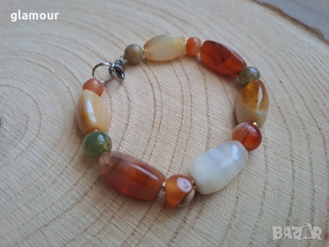 Гривна с ахати, снимка 5 - Гривни - 43799718