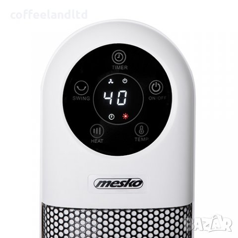 Керамичен вентилаторен отоплителен уред  LCD + Дистанционно управление + Таймер  MS7736, снимка 3 - Отоплителни печки - 35146631