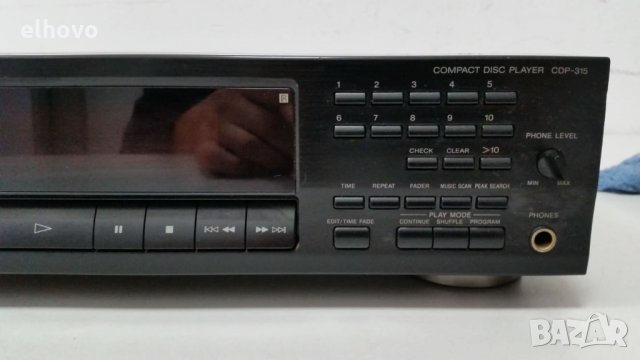 CD player SONY CDP-315, снимка 5 - MP3 и MP4 плеъри - 27825669