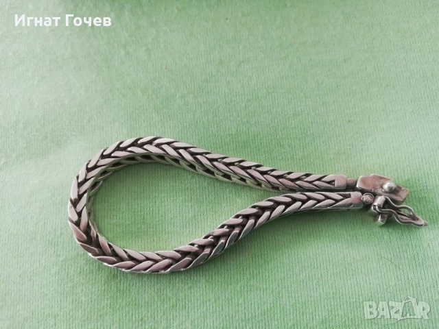 сребро, гривни и ланец , снимка 7 - Колиета, медальони, синджири - 52850545