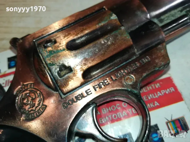 МЕТАЛЕН ПИЩОВ ЗАПАЛКА 21Х12СМ 2601251450, снимка 6 - Антикварни и старинни предмети - 48834893