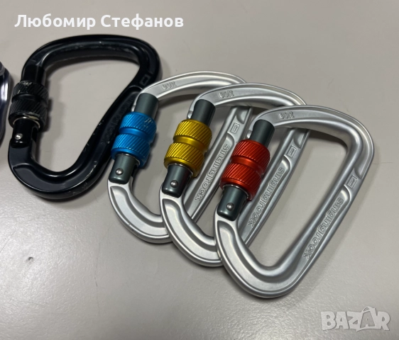 Алпийска макара PETZL Oscillante и 4бр карабинер SINGING ROCK  , снимка 2 - Спортна екипировка - 52749996