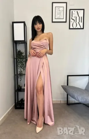 сатенени рокли 