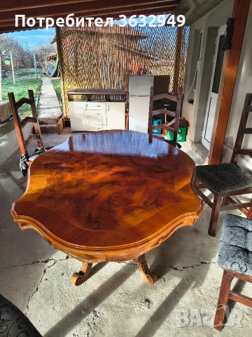 масивна маса, снимка 10 - Антикварни и старинни предмети - 52950110