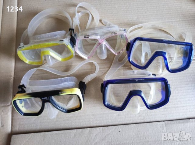 плавници,маска,шнорхел SEAC SUB , Креси ,Марес ,Бюша, снимка 6 - Водни спортове - 37205327