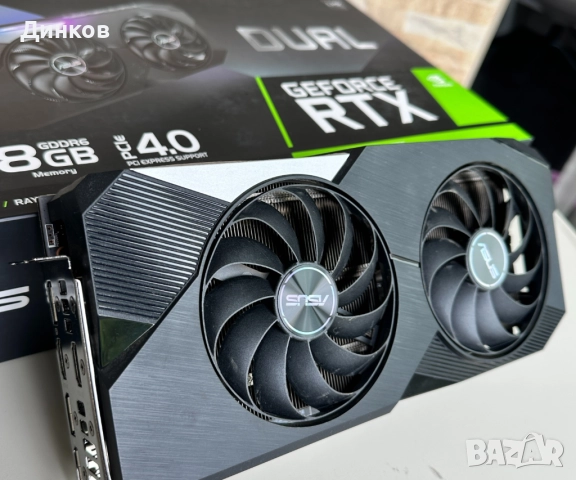 Видеокарта Asus 3060TI, снимка 2 - Видеокарти - 52345836