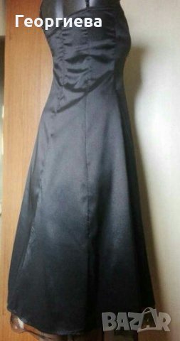 Прелестна черна дълга официална рокля ПРОМОЦИЯ👗🍀S р-р👗🍀 арт.345, снимка 7 - Рокли - 27967907