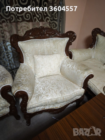 Мебели дърворезба спешно, снимка 5 - Дивани и мека мебел - 52801086