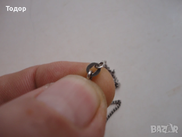 Сребърна верижка колие 17, снимка 4 - Колиета, медальони, синджири - 53305310