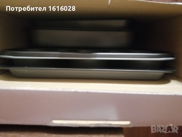 Нов сет за печене на хляб,сладки,мъфини с незалепващо покритие., снимка 10 - Прибори за хранене, готвене и сервиране - 43545753