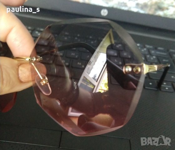 Поляризирани дамски слънчеви очила UV 400 / стъкла диамант полигон, снимка 3 - Слънчеви и диоптрични очила - 28760745