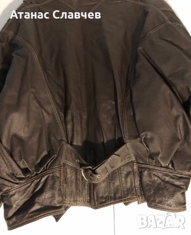 Дамско кожено яке в отлично състояние, размер S, естествена кожа!, снимка 5 - Якета - 38853682