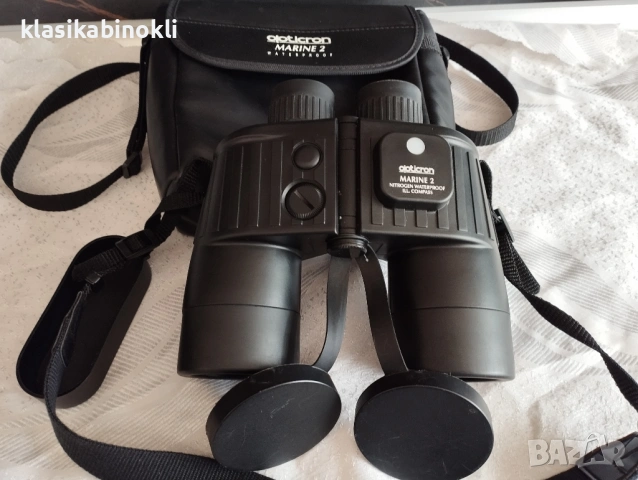 ТОП Професионален Японски Морски и Ловен Бинокъл Opticron Marine-2 7x50 Multi Coated, снимка 11 - Екипировка - 53591675