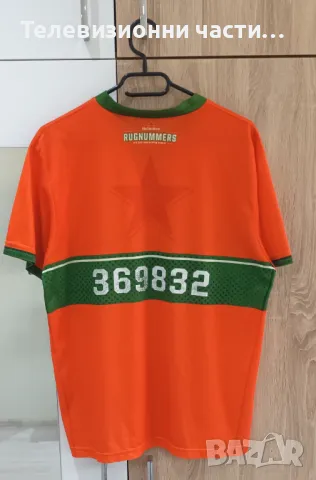 Футболна / тениска за тичане Heineken Хайнекен Rugnummers Холандия Нидерландия Holland Netherlands , снимка 2 - Спортни дрехи, екипи - 49772283