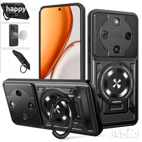 Honor Magic 8 Lite / RUGGED MAGSAFE Удароустойчив кейс калъф гръб с пръстен