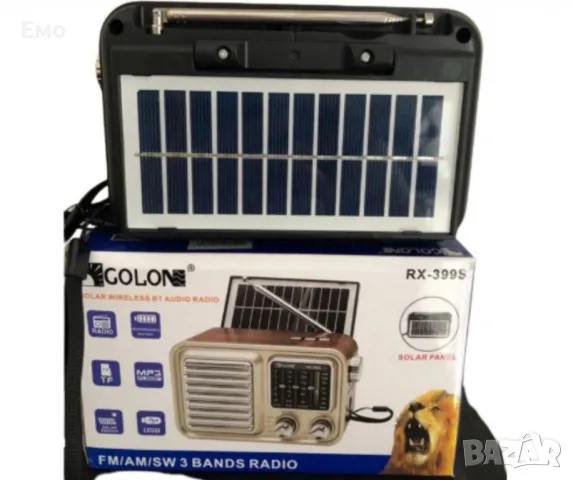 Ретро - Bluetooth преносим високоговорител, безжичен, радио, соларен, карта, аудио, снимка 2 - Радиокасетофони, транзистори - 48524915