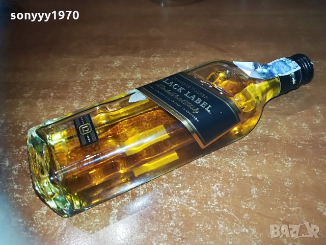 johney walker-12 black 200ml-празно шише  1405210922, снимка 6 - Колекции - 32870497