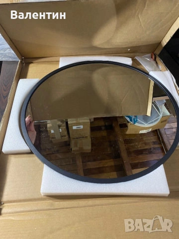 Кръгло стенно огледало 50см диаметър, снимка 5 - Огледала - 53161724