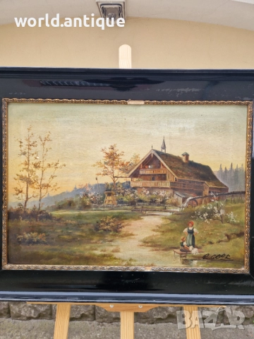 Превъзходна майсторска картина масло върху платно , снимка 4 - Картини - 52266508