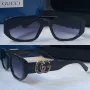 GUCCI с лого 1:1 дамски слънчеви очила елипса 2 цвята овални кръглин, снимка 4