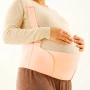 Нов колан за бременни XL розов – опора за корем и кръст Бандаж жени, снимка 2