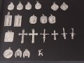 Сребърни медальони,плочки,висулки, снимка 1 - Антикварни и старинни предмети - 37674093