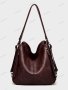 Елегантна дамска кожена чанта-раница 2 в 1, 3цвята - 024, снимка 5