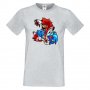 Мъжка тениска Mario Zombie VS Sonic Zombie Игра,Изненада,Подарък,Празник,Повод, снимка 11