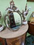 Прекрасно много красиво антикварно френско бронзово огледало , снимка 3
