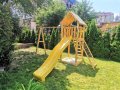 Детска дървена площадка, Детски кът на открито, Съоръжение за игра, снимка 7
