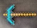 Майнкрафт, Minecraft диамантен меч и кирка 2в1 играчка Маинкрафт, снимка 12