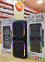 🔊 ABS-12202 – 12”×2 Xbass 200W 6000mah-50лв Професионална караоке тонколона, Bluetooth, 2 микрофонa, снимка 8